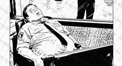 Ilustración de Germán Pasti para el libro Encriptar, Filtrar, Hackear escrito por Mauro Eldritch.