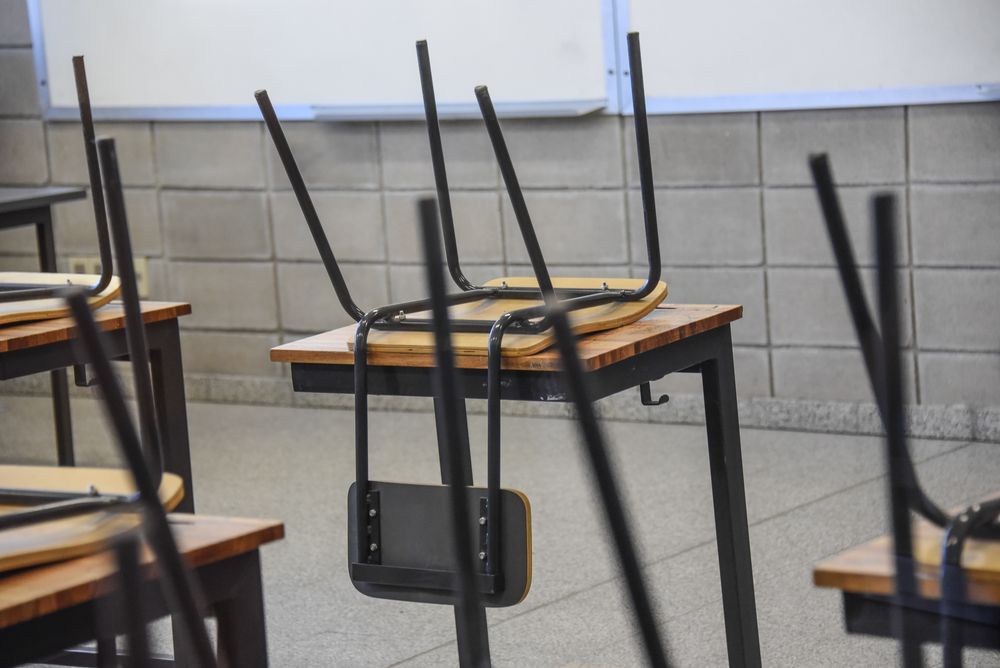 Salón de clases vacío, imagen ilustrativa.&nbsp;