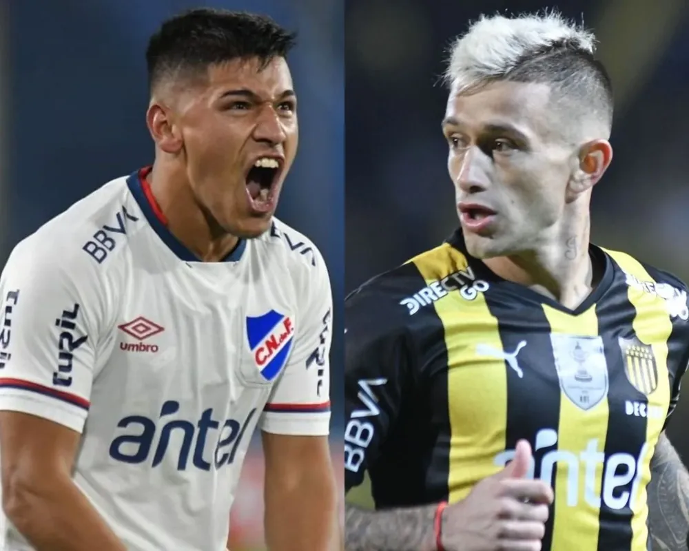 Leandro y Brian Lozano: sobrino y tío, Nacional y Peñarol... el domingo estarán frente a frente en el clásico