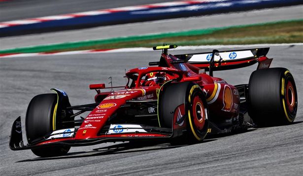 Carlos Sainz, segundo en la FP2.