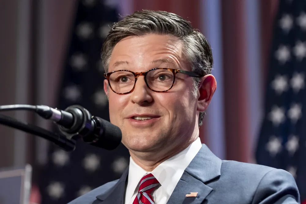 Presidente de la Cámara de Representantes, Mike Johnson. 