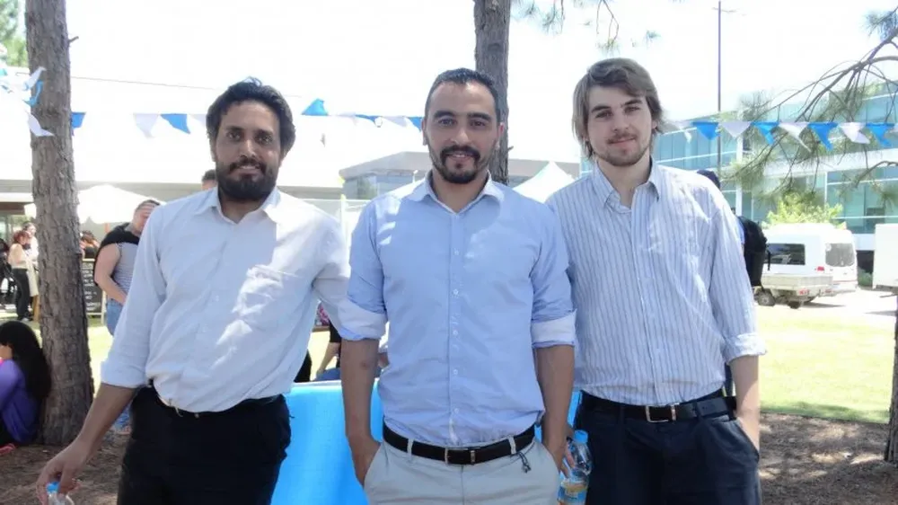 Federico Bonacci, Daniel Segovia y Martín Lagisquet