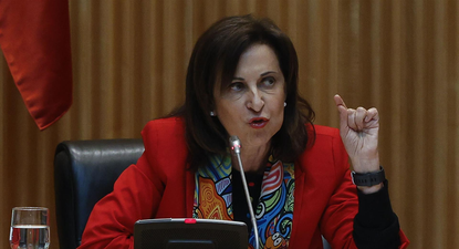 La ministra de Defensa, Margarita Robles﻿.