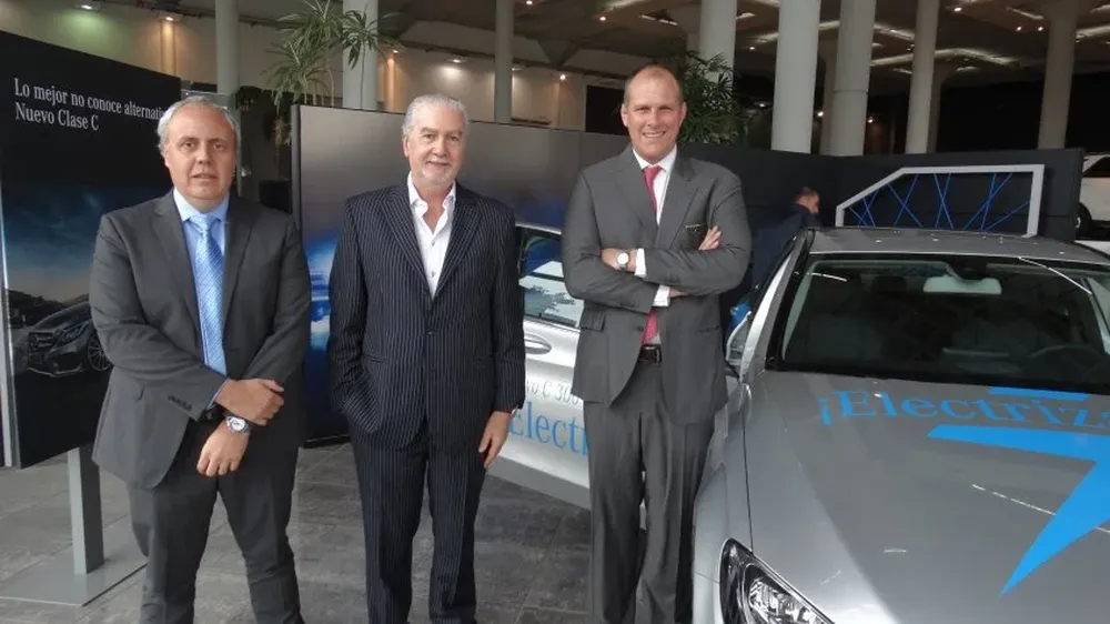 Martín Pérez, Carlos Bustin y Fernando Auersperg