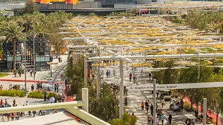 Vista panorámica de la Expo Dubai
