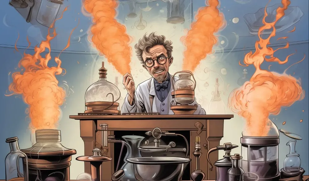 Sólo el fracaso inteligente lleva a buen puerto. Creado con Midjourney.