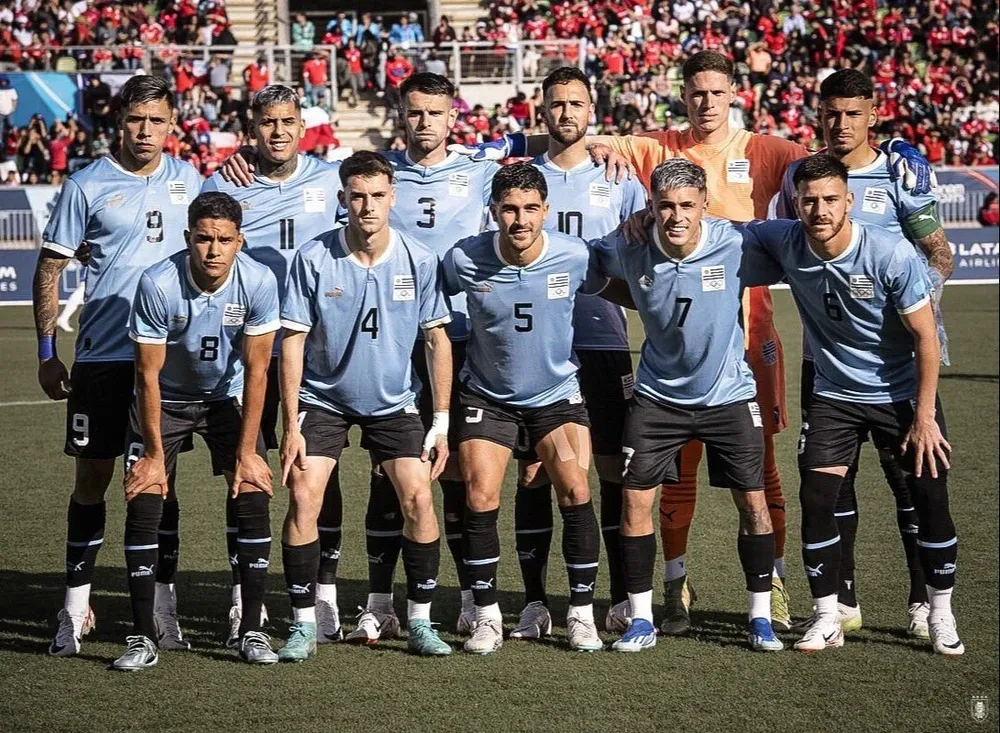 La selección uruguaya juega por el quinto puesto