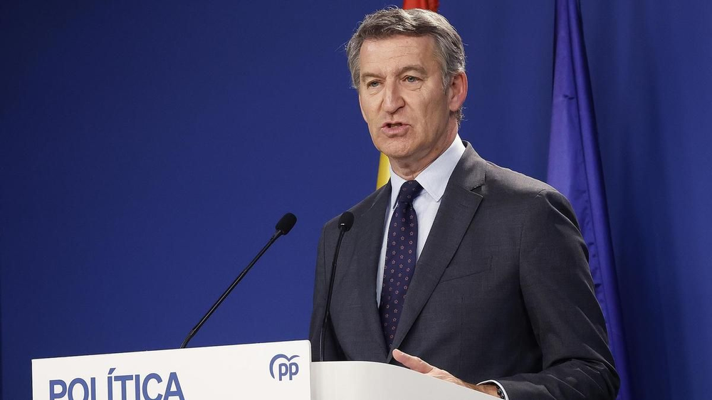 El líder del Partido Popular, Alberto Núñez Feijóo.