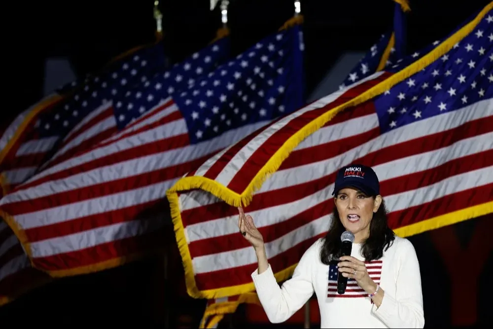 Nikki Haley, que fue gobernadora de Carolina del Sur, es la única rival de Donald Trump en las primarias de ese Estado.