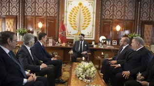 El presidente del Gobierno Pedro Sánchez se reúne con el Rey de Marruecos Mohamed VI.