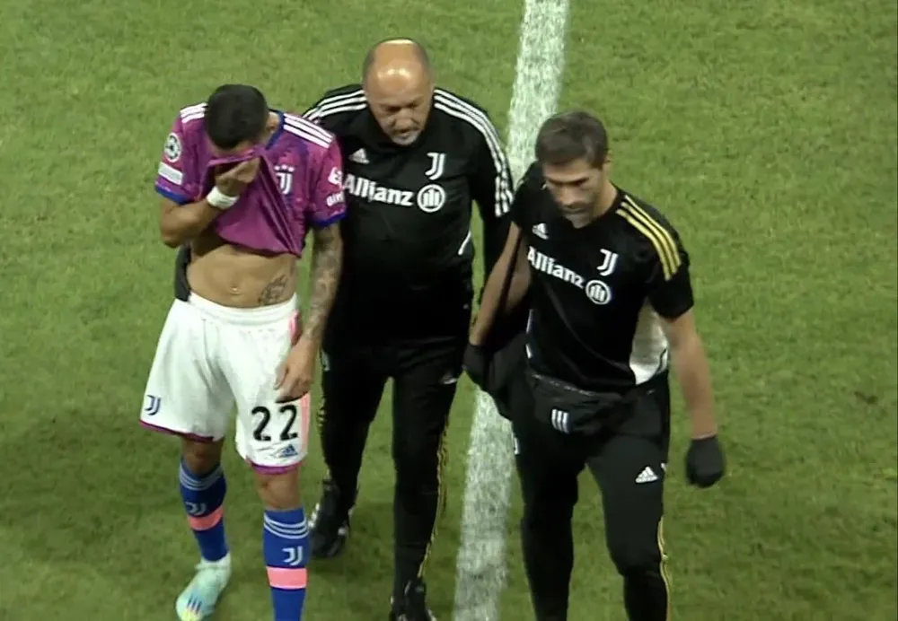 Ángel Di María, lesionado