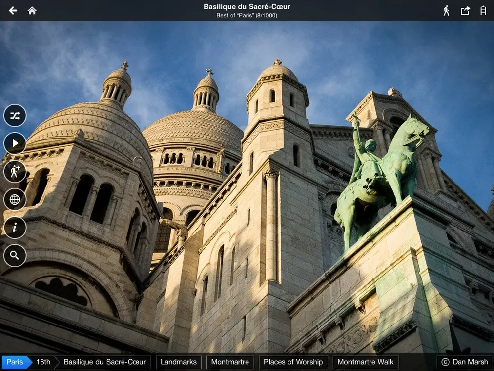 Fotopedia Patrimonio Mundial ofrece más de 25.000 imágenes en alta resolución de monumentos y lugares declarados patrimonio de la humanidad, como la Basílica del Sacré-Coeur, en París