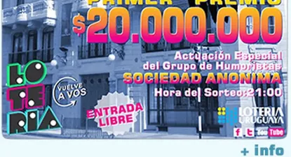La Lotería realizará un sorteo en el interior