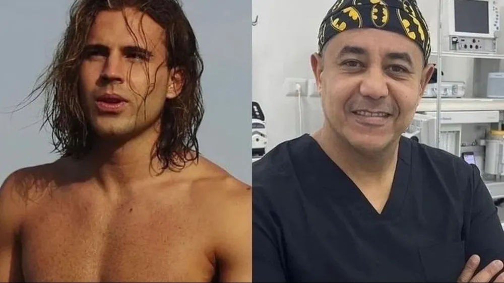 Daniel Sancho y su víctima, Edwin Arrieta.