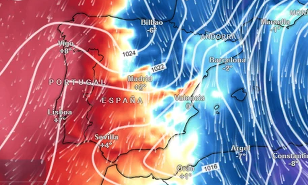 España, dividida en dos por las temperaturas durante la Semana Santa.