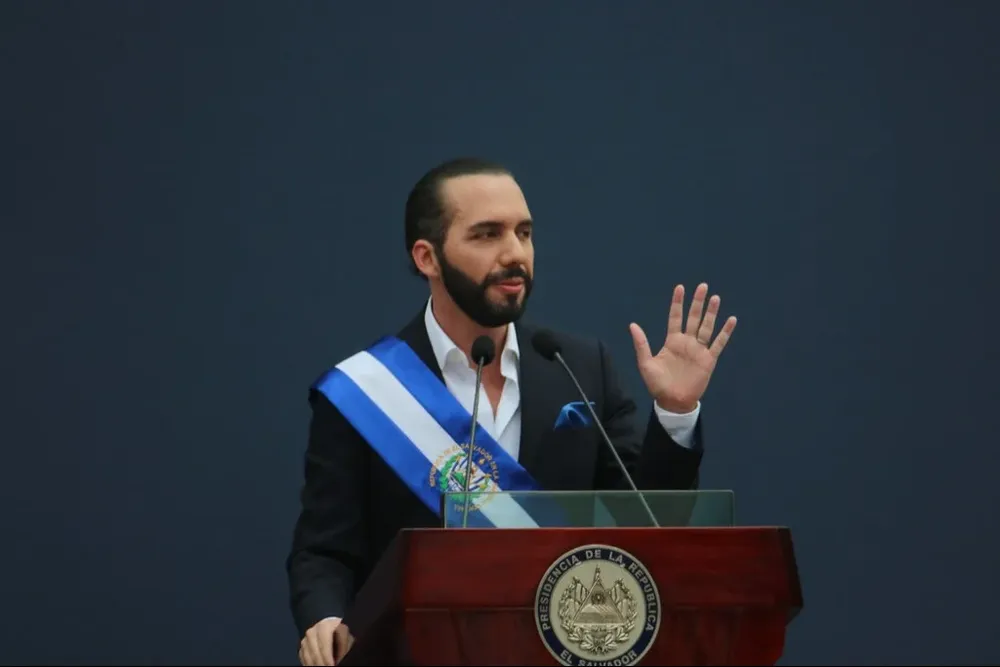 El presidente de El Salvador, Nayib Bukele