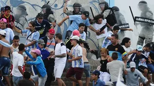 La hinchada de Cerro volvió a protagonizar incidentes