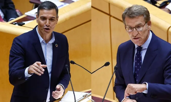 Pedro Sánchez y Alberto Núñez Feijóo.