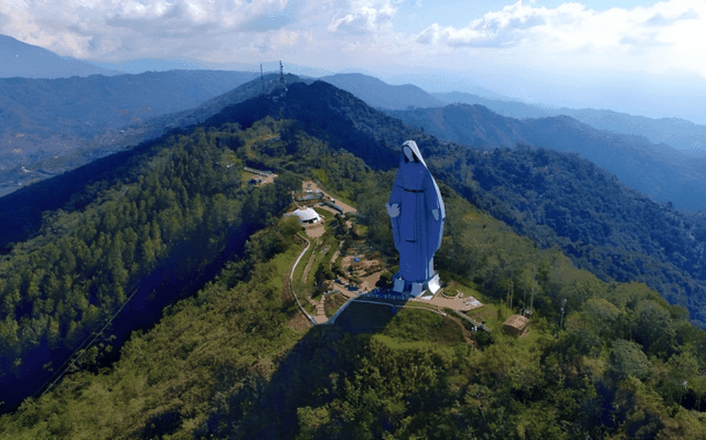 El monumento es un símbolo de paz y unidad para Venezuela.