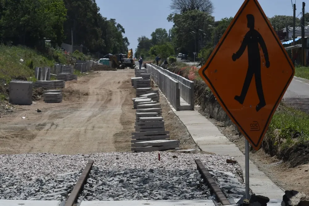 Archivo, avance de las obras del Ferrocarril Central