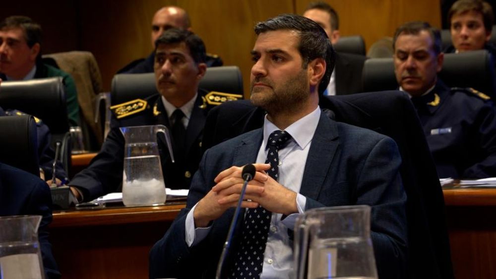 El ministro del interior, Nicolás Martinelli