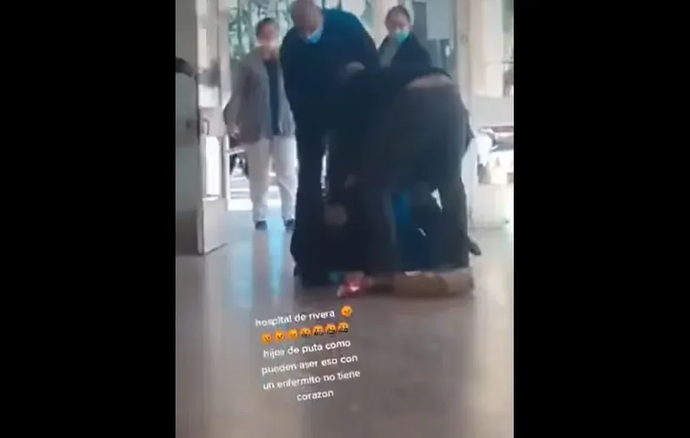 Captura de pantalla del video que subió la usuaria Daiana de Mello en su cuenta de Facebook