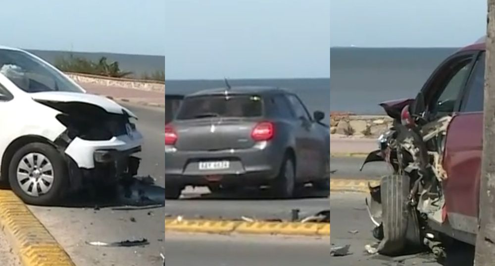 Accidente múltiple en Punta Gorda