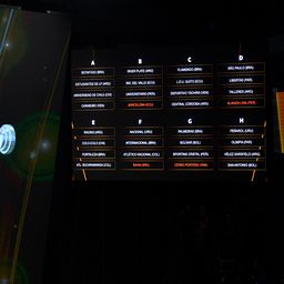 Sorteo de la Copa Libertadores