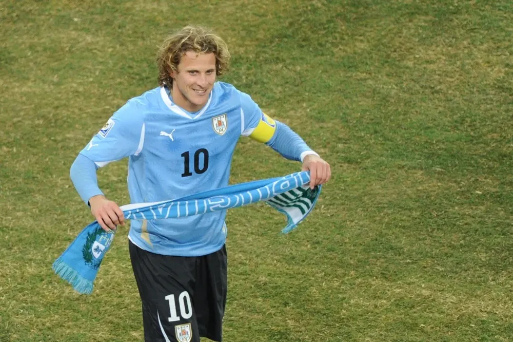Diego Forlán en el Mundial de Sudáfrica 2010