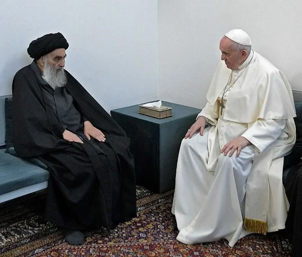 El encuentro entre el ayatolá Sistani y Francisco es considerado histórico
