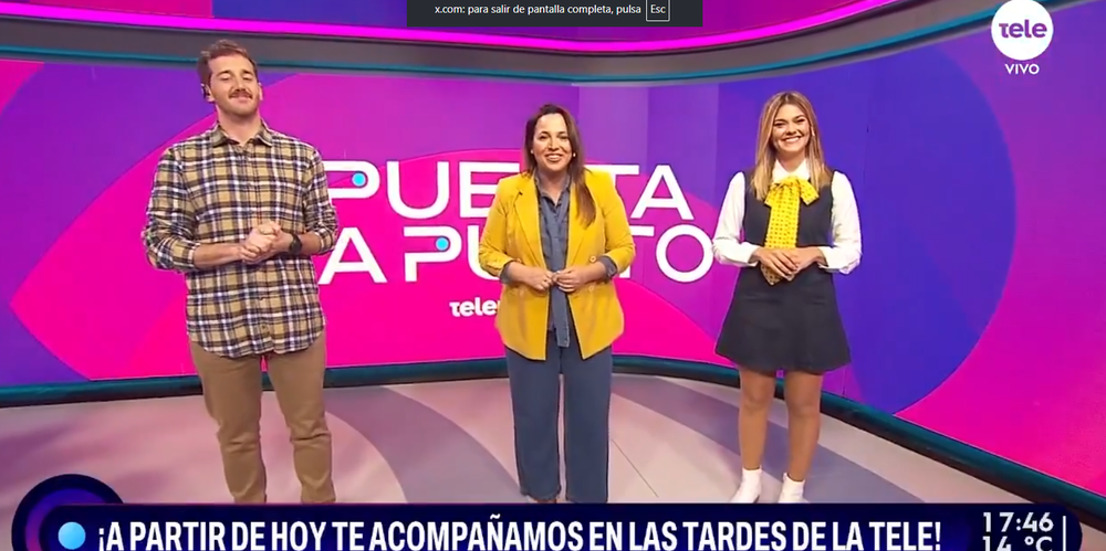 Se estrenó Puesta a punto, el nuevo programa periodístico de Canal 12