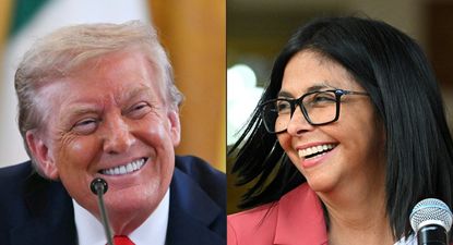 Donald Trump y Delcy Rodríguez