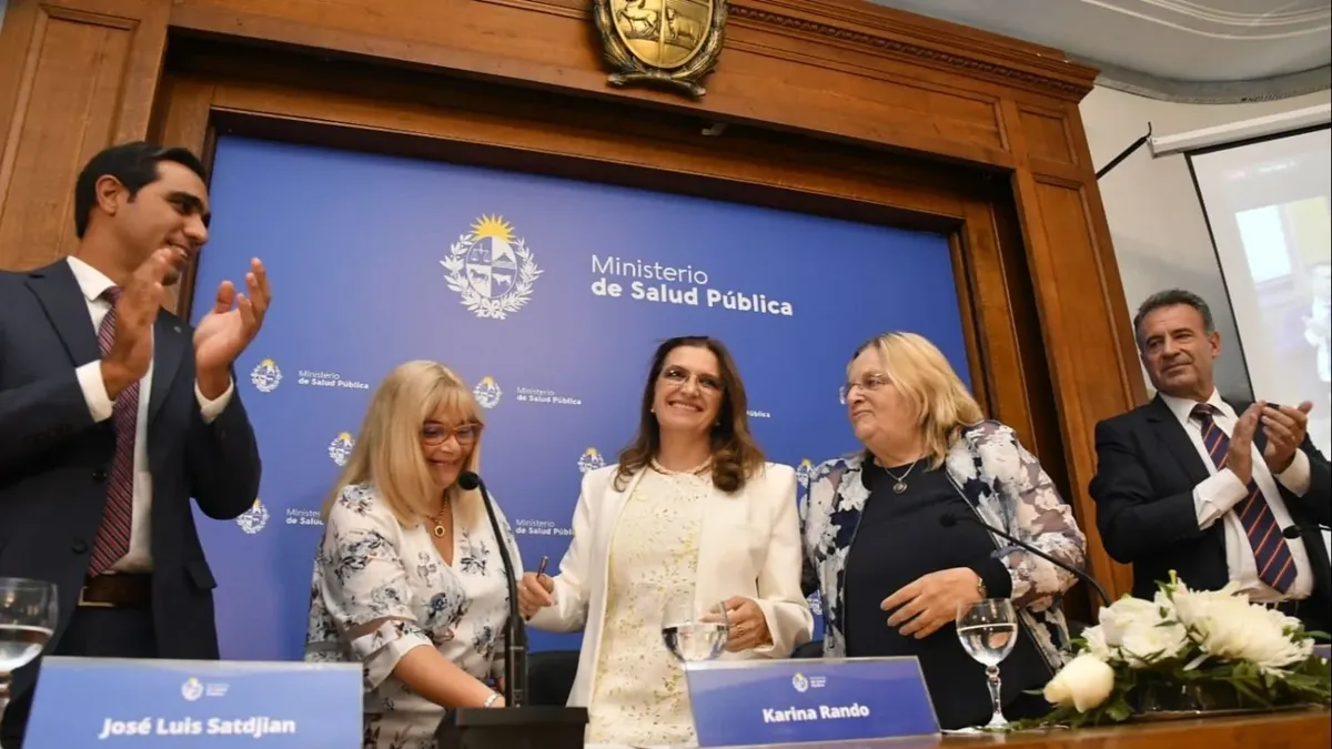 Karina Rando asumió como ministra de Salud Pública en lugar de Daniel ...