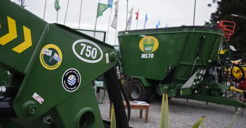 Maquinaria en el stand de la empresa Mary en la Expo Prado