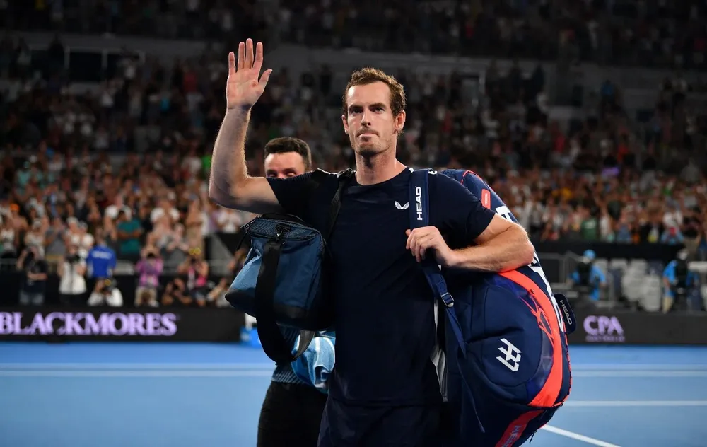 Andy Murray tras su derrota ante Bautista Andy Murray tras su derrota ante Bautista