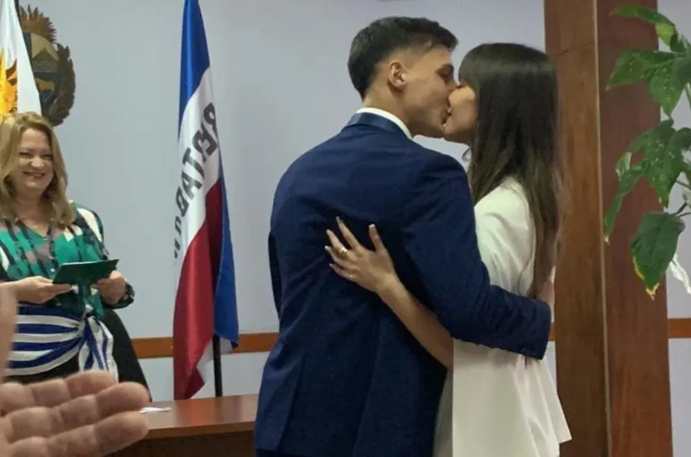 Andrés Ferrari y Valentina Olivera