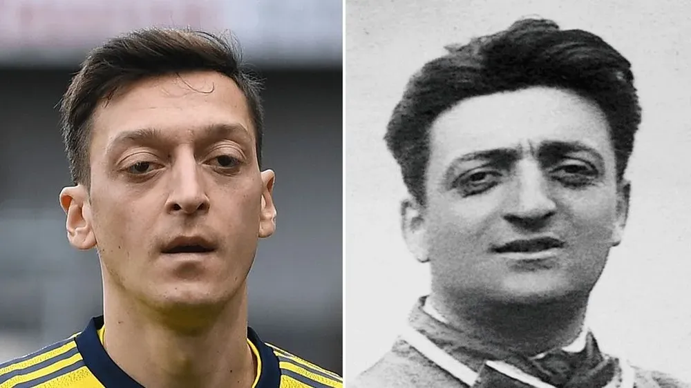 Un parecido que ha dado mucho de qué hablar en internet: Mesut Ozil, futbolista alemán de ascendencia turca, nació en 1988 y Enzo Ferrari, fundador de la escudería Ferrari, nació en Italia en 1898.