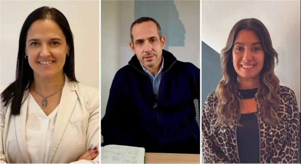  Valeria Irazabal, Roberto Klein y Valentina Moré.