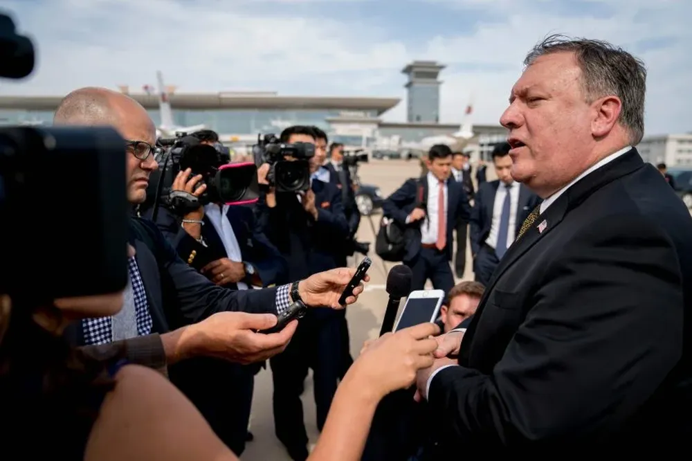El secretario de Estado de EEUU, Mike Pompeo se reunió con su par norcoreano Kim Yong Chol en Pyongyang