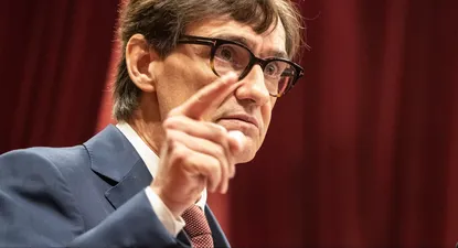El líder del PSC y jefe de la oposición en Cataluña, Salvador Illa.