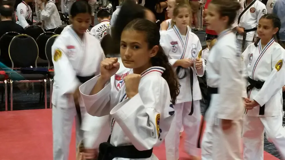 Sophia Reinhardt en el mundial realizado en Arkansas.