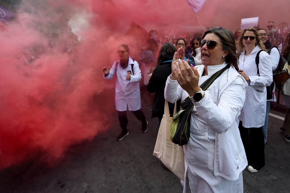 Movilización de maestros