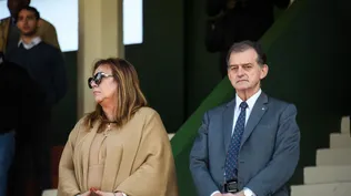 Los senadores Irene Moreira y Guido Manini Ríos