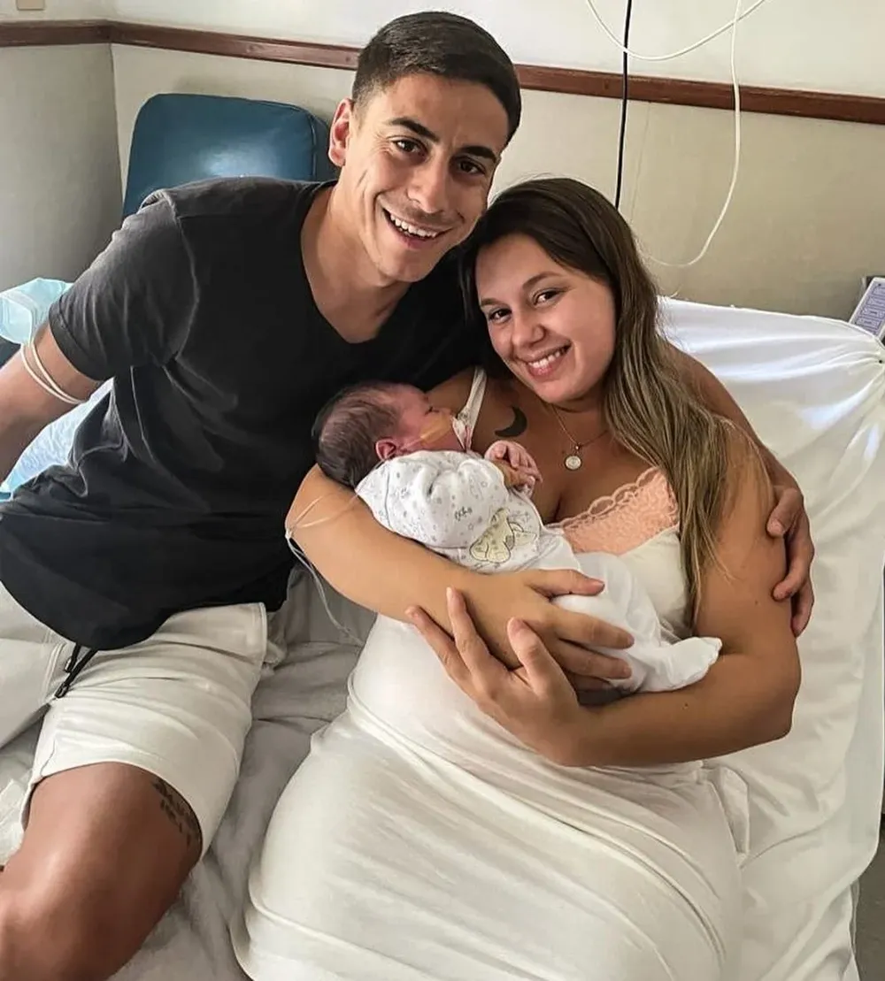 Cándido junto a su familia