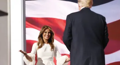 la esposa de trump salio a defenderlo de acusaciones por abuso sexual