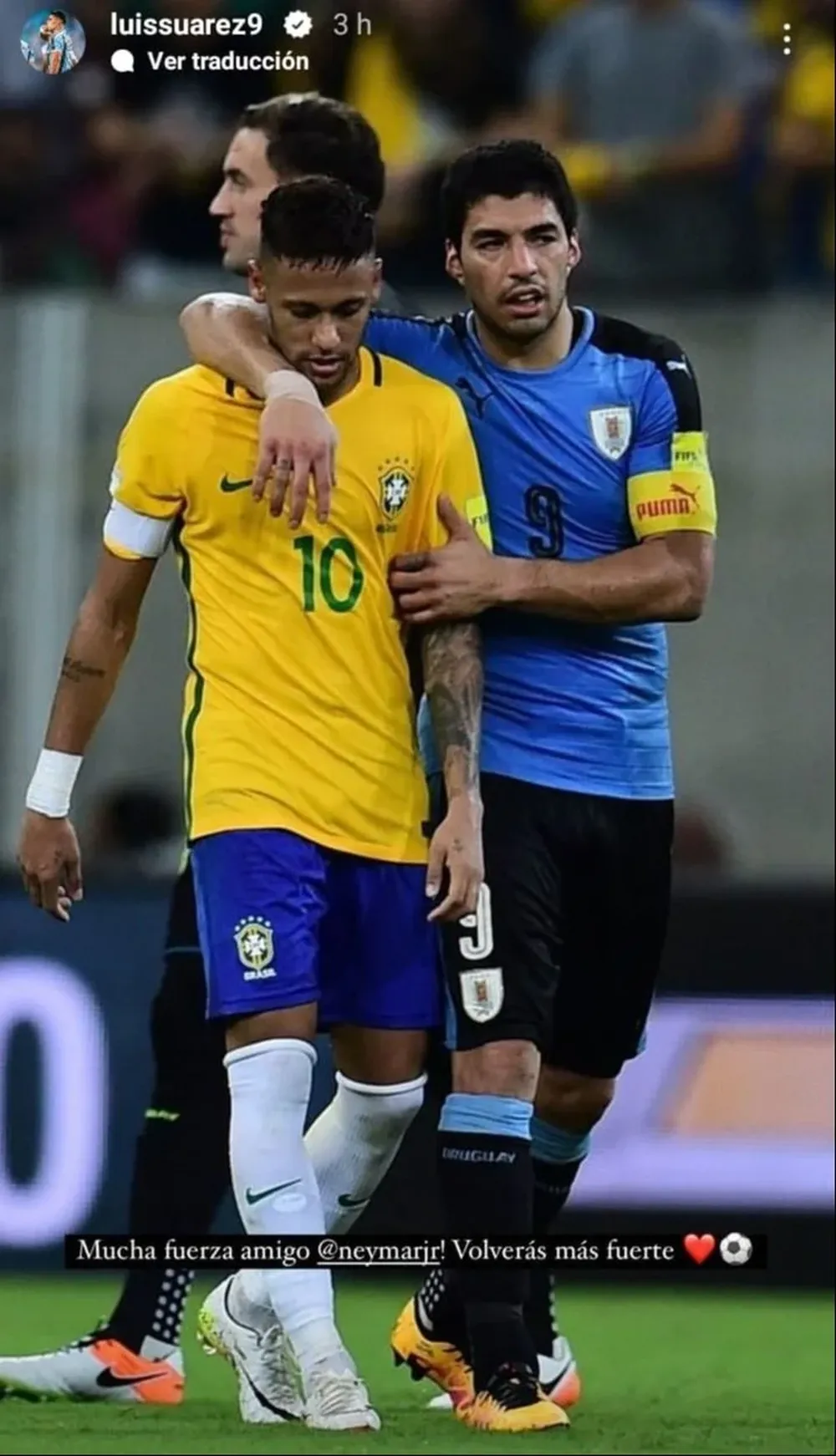 El mensaje de Luis Suárez a Neymar