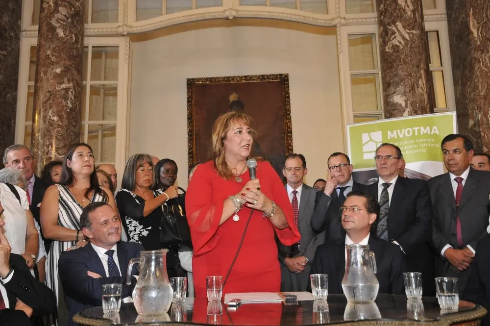 Acto de asunción de Irene Moreira