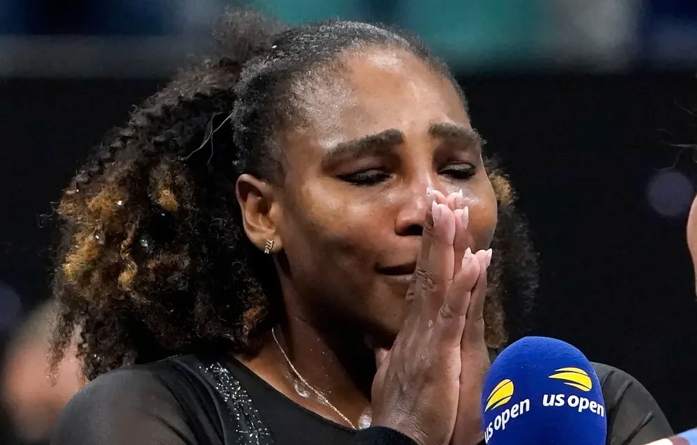 Serena Williams lloró en su despedida del tenis