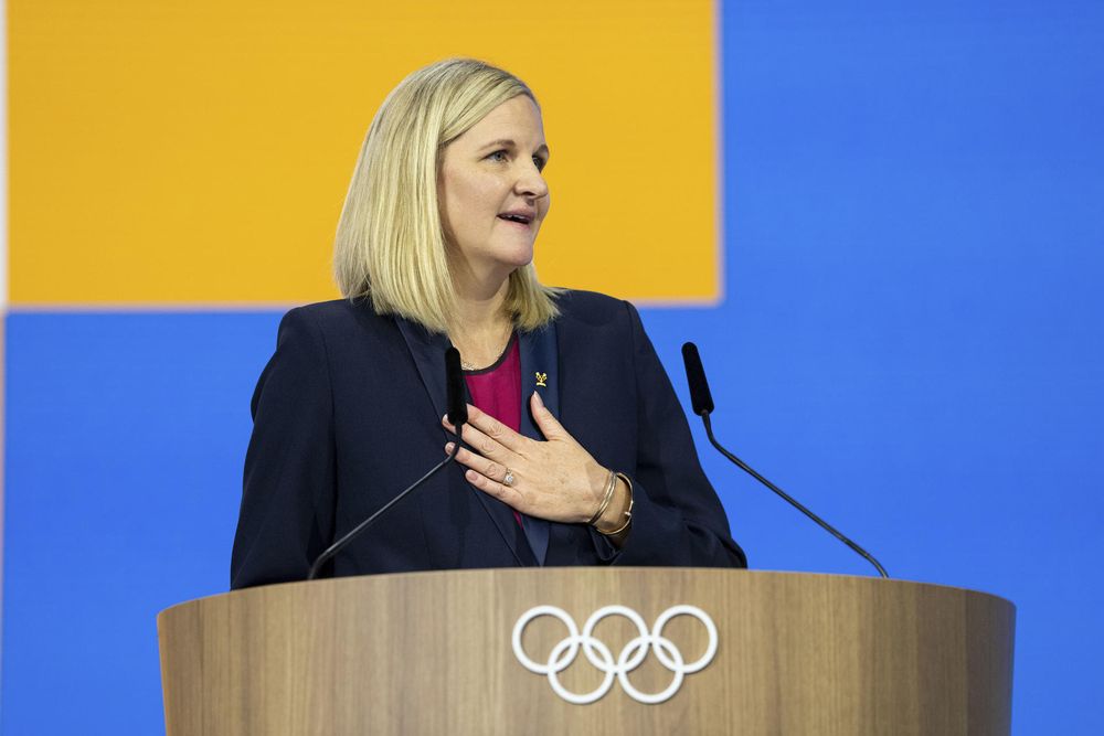 La zimbabuense Kirsty Coventry fue elegida presidente del COI. EFE
