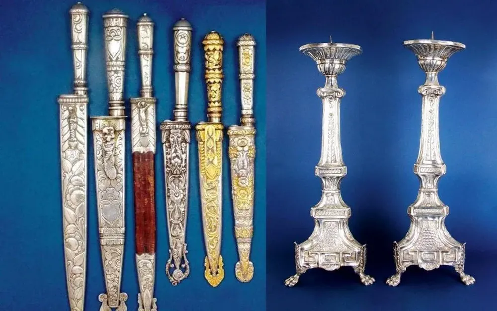 Algunas de las piezas que rematará Sebastián Zorrilla de San Martín